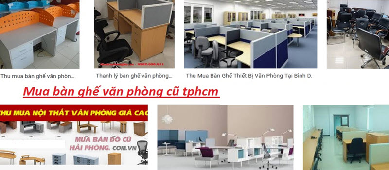 Mua bàn ghế văn phòng cũ